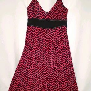 Khaki Krew Red Black Dress Size L